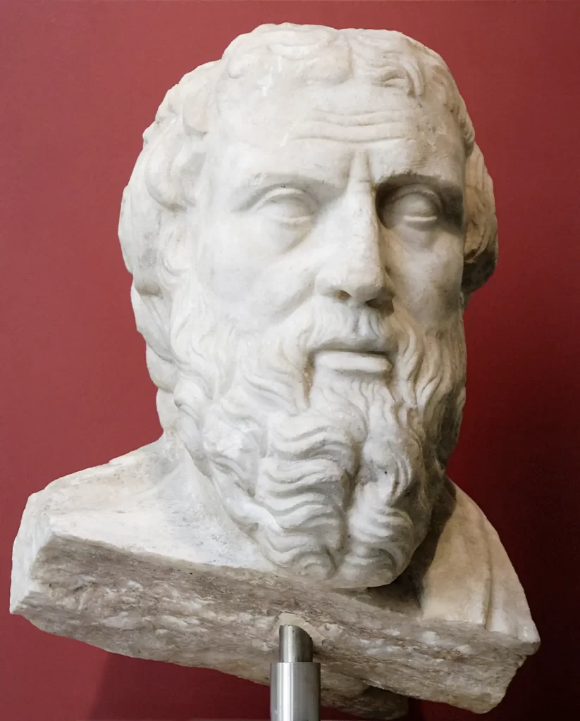 ヘロドトスの胸像の画像