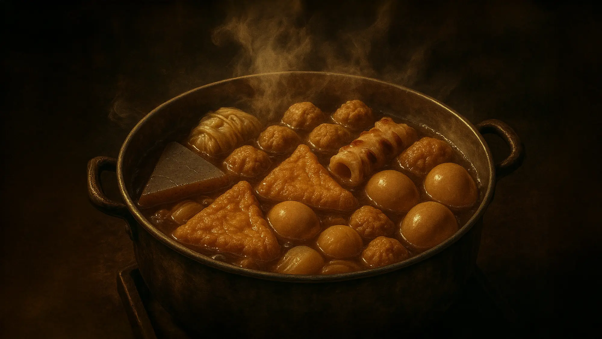 おでんを煮ている様子の画像